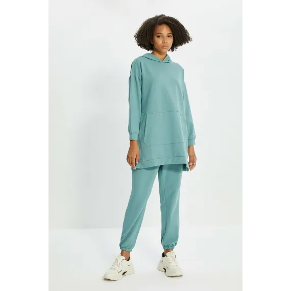 Zenan sport komplekti TRENDYOL MODEST, Reňk: Mawy, Ölçeg: S, 3 image