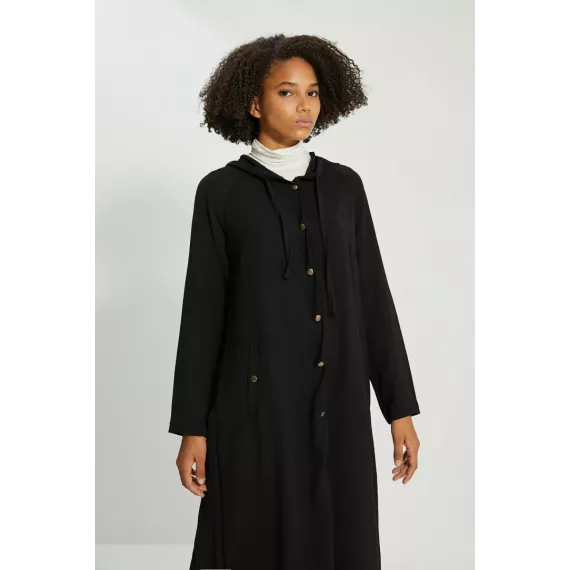 Кардиган TRENDYOL MODEST, Цвет: Черный, Размер: 38, изображение 2