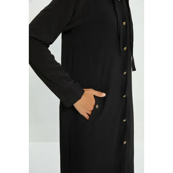 Кардиган TRENDYOL MODEST, Цвет: Черный, Размер: 36, изображение 4