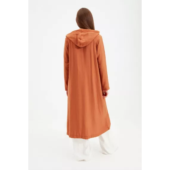 Кардиган TRENDYOL MODEST, Цвет: Оранжевый, Размер: 36, изображение 4