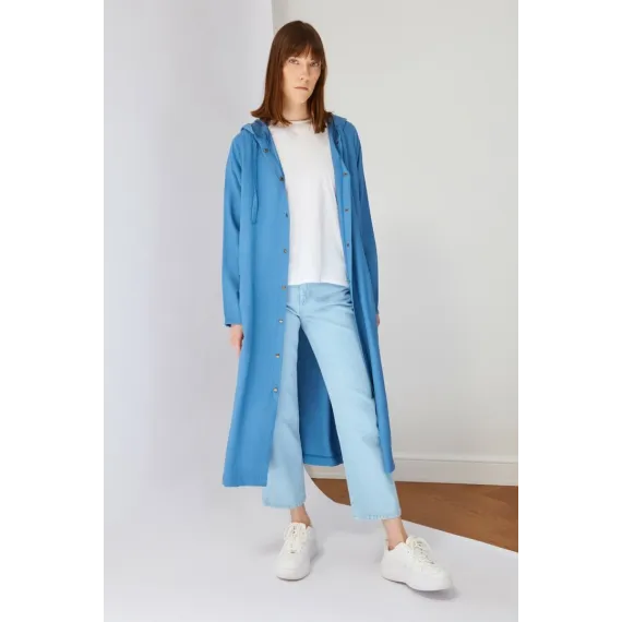 Кардиган TRENDYOL MODEST, Цвет: Синий, Размер: 36