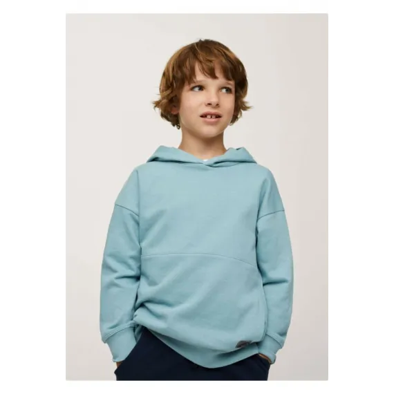 Свитшот Mango, Цвет: Голубой, Размер: 5-6 лет