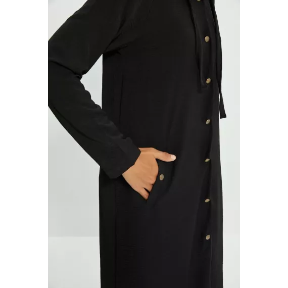Кардиган TRENDYOL MODEST, Цвет: Черный, Размер: 40, изображение 4
