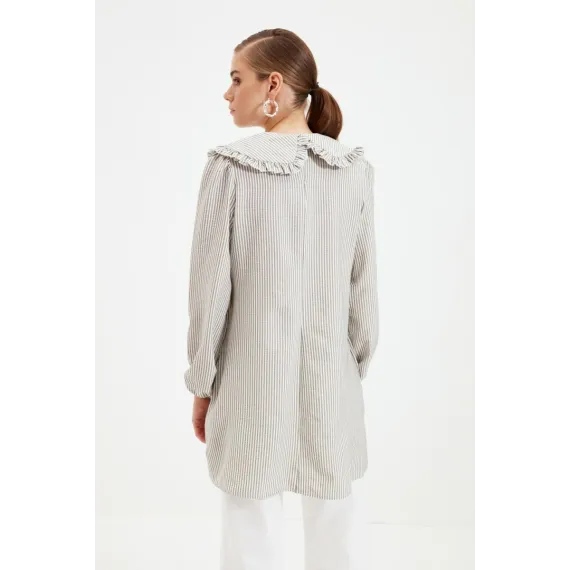 Туника TRENDYOL MODEST, Цвет: Серый, Размер: 38, изображение 5