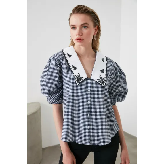 Рубашка TRENDYOLMILLA, Цвет: Разноцветный, Размер: 34