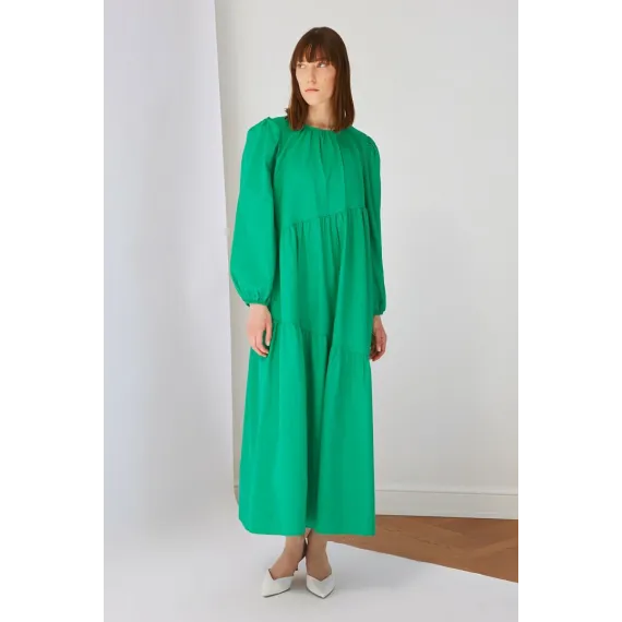 Платье TRENDYOL MODEST, Цвет: Зеленый, Размер: 38, изображение 2