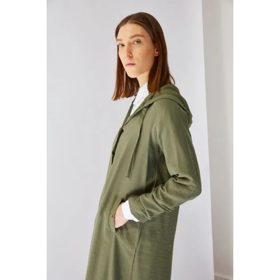 Кардиган TRENDYOL MODEST, Цвет: Хаки, Размер: 40, изображение 2