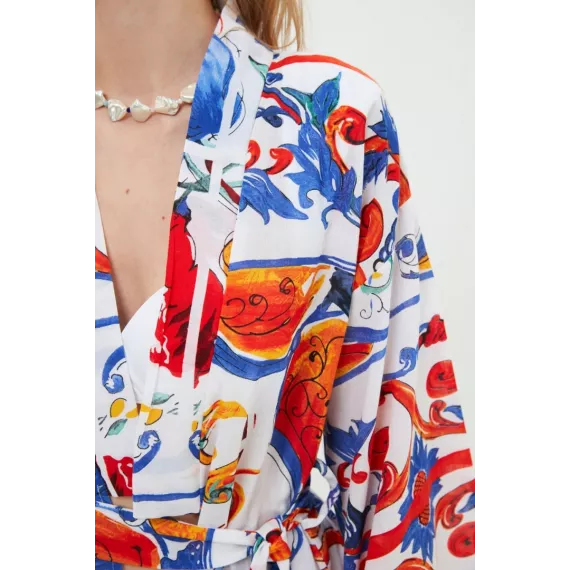 Zenan üçin kimono TRENDYOLMILLA, Reňk: Dürli reňkli, Ölçeg: L/XL, 4 image