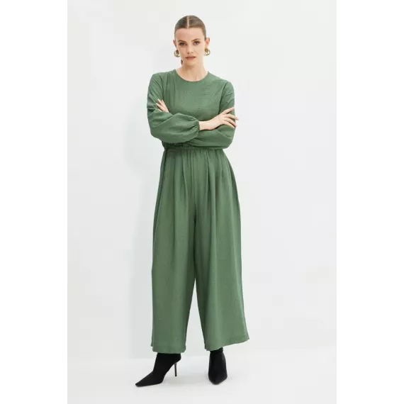 Комбинезон TRENDYOL MODEST, Цвет: Зеленый, Размер: 36