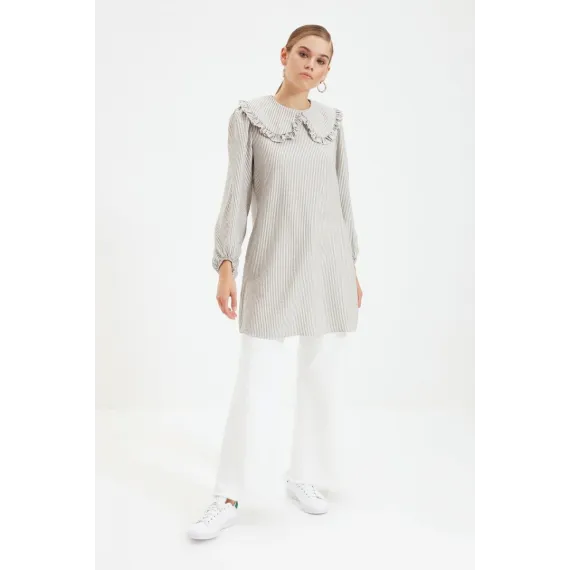 Туника TRENDYOL MODEST, Цвет: Серый, Размер: 36