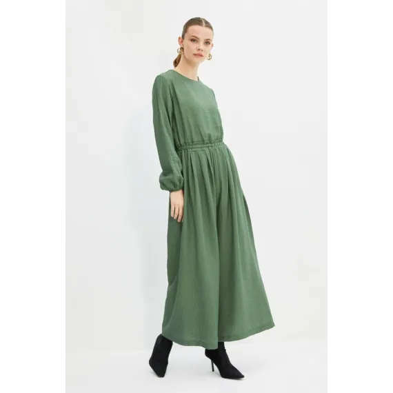 Zenan üçin kombinezon TRENDYOL MODEST, Reňk: Ýaşyl, Ölçeg: 38, 2 image