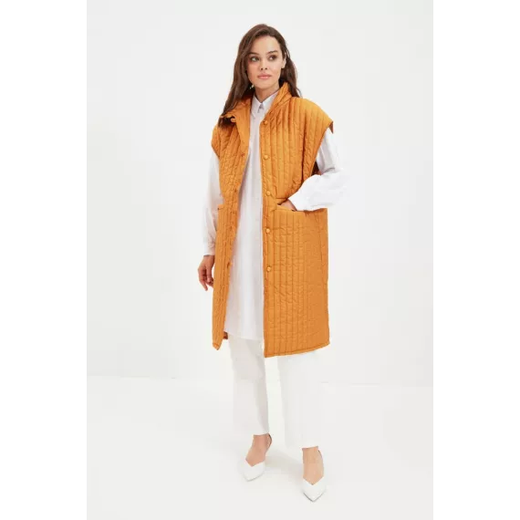 Zenan žileti TRENDYOL MODEST, Reňk: Sary, Ölçeg: 38