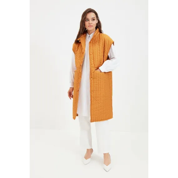 Жилет TRENDYOL MODEST, Цвет: Желтый, Размер: 36