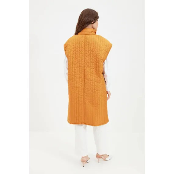 Жилет TRENDYOL MODEST, Цвет: Желтый, Размер: 36, изображение 4