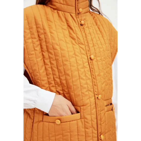 Жилет TRENDYOL MODEST, Цвет: Желтый, Размер: 36, изображение 3