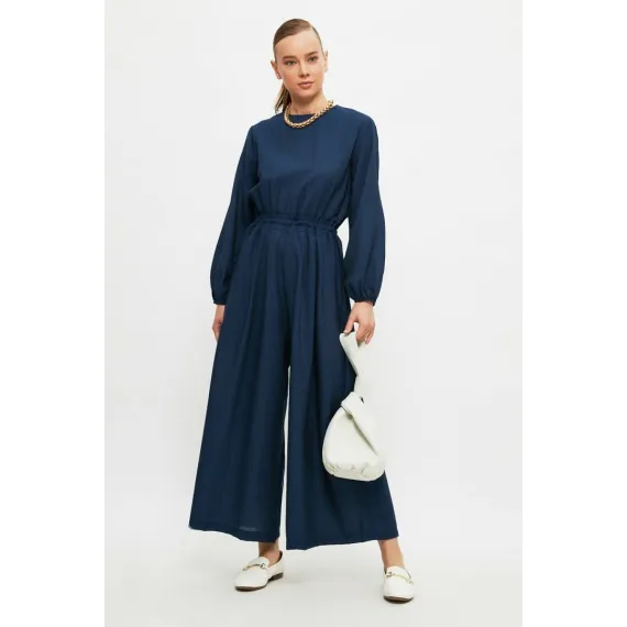 Комбинезон TRENDYOL MODEST, Цвет: Индиго, Размер: 40