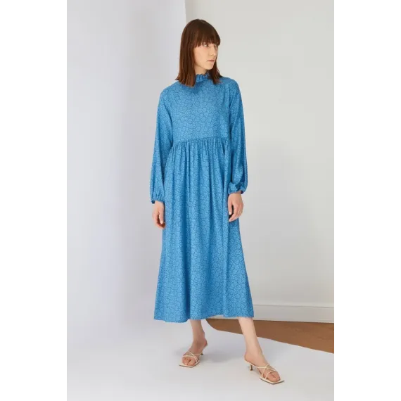 Zenan köýnek TRENDYOL MODEST, Reňk: Açyk gök, Ölçeg: 38