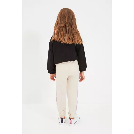 Gyz çagalar sport balak TRENDYOLKIDS, Reňk: Bež, Ölçeg: 7-8 ýaş, 4 image