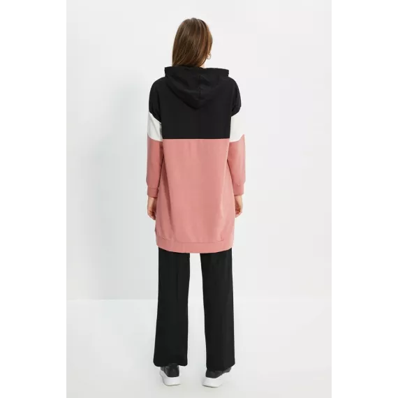 Свитшот TRENDYOL MODEST, Цвет: Розовый, Размер: S, изображение 5