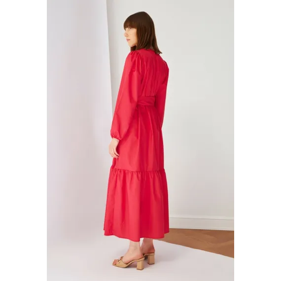 Платье TRENDYOL MODEST, Цвет: Красный, Размер: 36, изображение 2