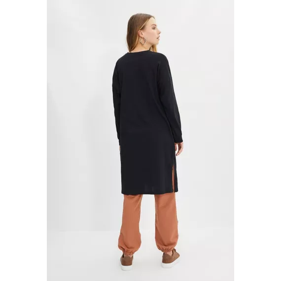 Туникa TRENDYOL MODEST, Цвет: Черный, Размер: S, изображение 5