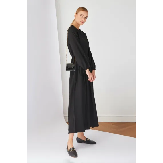 ⠀Комбинизон TRENDYOL MODEST, Цвет: Черный, Размер: 42, изображение 4