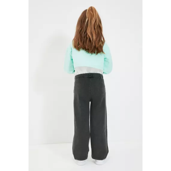 Gyz çagalar sport balak TRENDYOLKIDS, Reňk: Antrasit, Ölçeg: 7-8 ýaş, 4 image