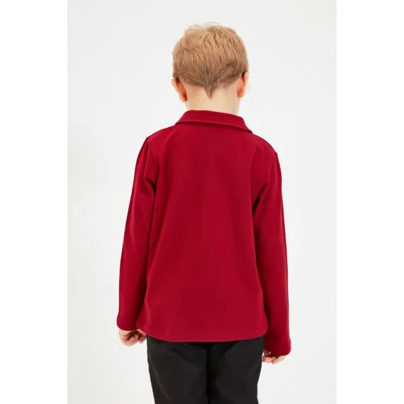 Oglan çagalar futbolka TRENDYOLKIDS, Reňk: Gyzyl, Ölçeg: 8-9 ýaş, 4 image