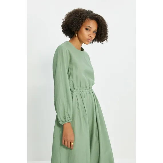 Комбинизон TRENDYOL MODEST, Цвет: Хаки, Размер: 36, изображение 2