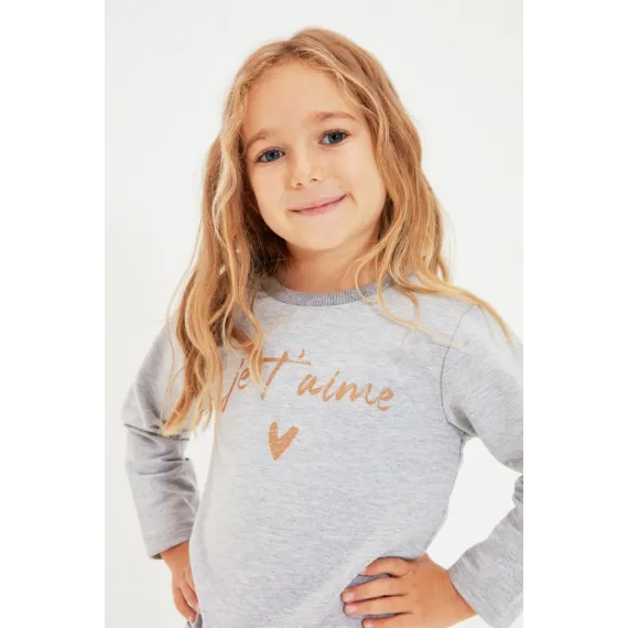 Спортивный костюм TRENDYOLKIDS, Цвет: Серый, Размер: 7-8 лет, изображение 3