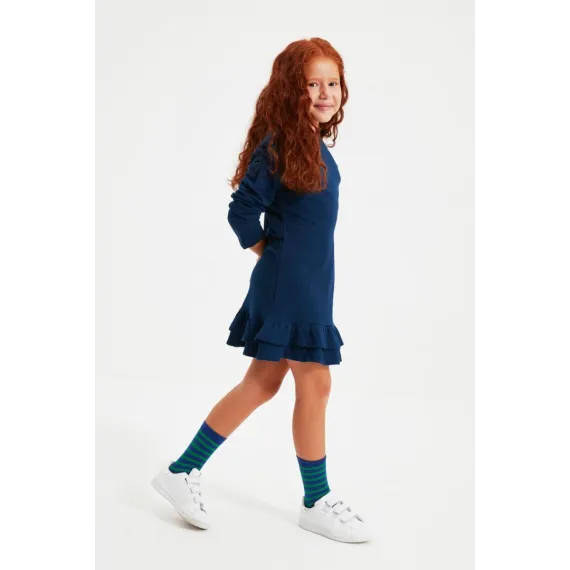 Платье TRENDYOLKIDS, Цвет: Темно-синий, Размер: 4-5 лет, изображение 2