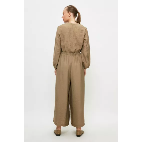 Комбинизон TRENDYOL MODEST, Цвет: Бежевый, Размер: 38, изображение 4