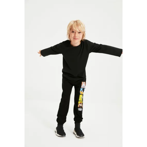 Штаны TRENDYOLKIDS, Цвет: Черный, Размер: 7-8 лет