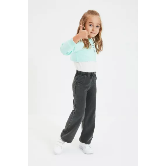 Gyz çagalar sport balak TRENDYOLKIDS, Reňk: Antrasit, Ölçeg: 7-8 ýaş