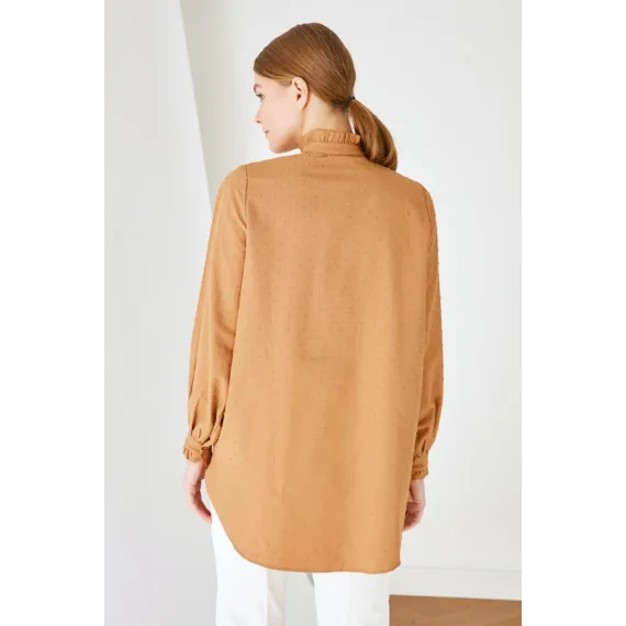 Zenan üçin köýnek TRENDYOL MODEST, Reňk: Sary, Ölçeg: 36, 5 image