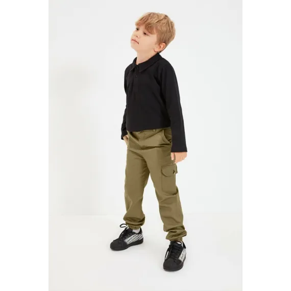 Брюки TRENDYOL KIDS TRENDYOLKIDS, Цвет: Хаки, Размер: 7-8 лет, изображение 2