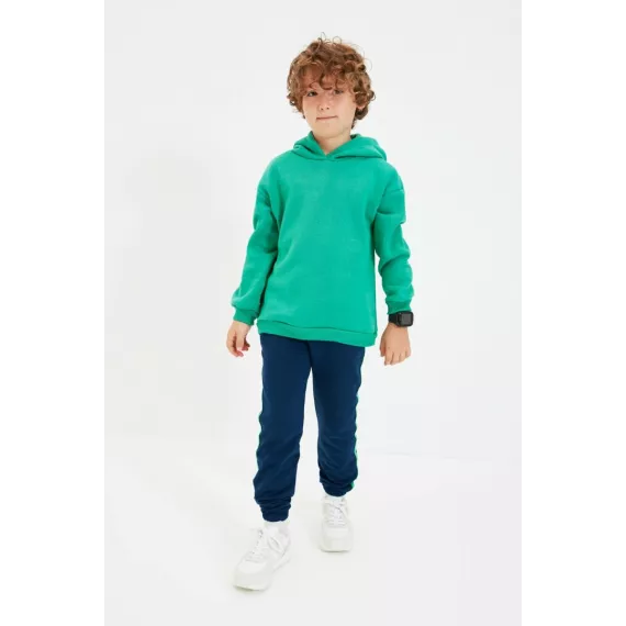 Свитшот толстый TRENDYOLKIDS, Цвет: Зеленый, Размер: 7-8 лет, изображение 2