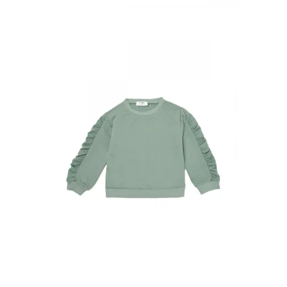 Свитшот тонкий TRENDYOLKIDS, Цвет: Бирюзовый, Размер: 4-5 лет, изображение 5