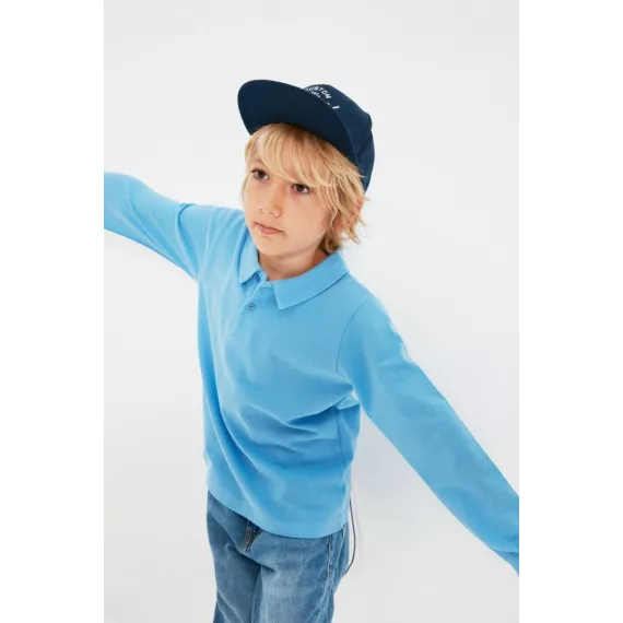 Футболка TRENDYOLKIDS, Цвет: Голубой, Размер: 6-7 лет, изображение 2