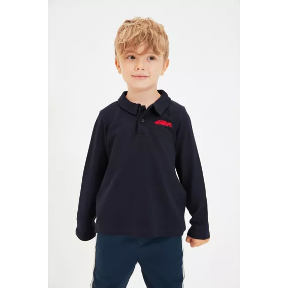 Футболка TRENDYOLKIDS, Цвет: Темно-синий, Размер: 7-8 лет