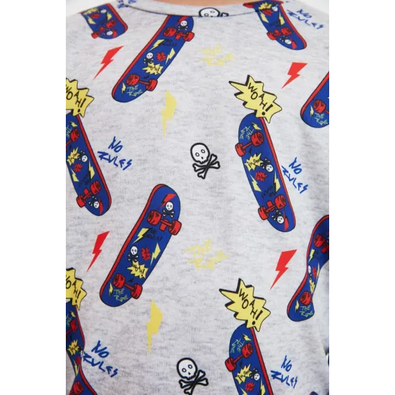Oglanlar üçin pižama TRENDYOLKIDS, Reňk: Çal, Ölçeg: 5-6 ýaş, 3 image