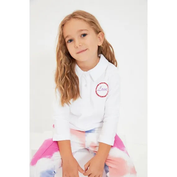 Футболка TRENDYOLKIDS, Цвет: Белый, Размер: 6-7 лет