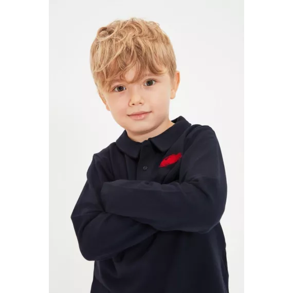 Футболка TRENDYOLKIDS, Цвет: Темно-синий, Размер: 7-8 лет, изображение 2