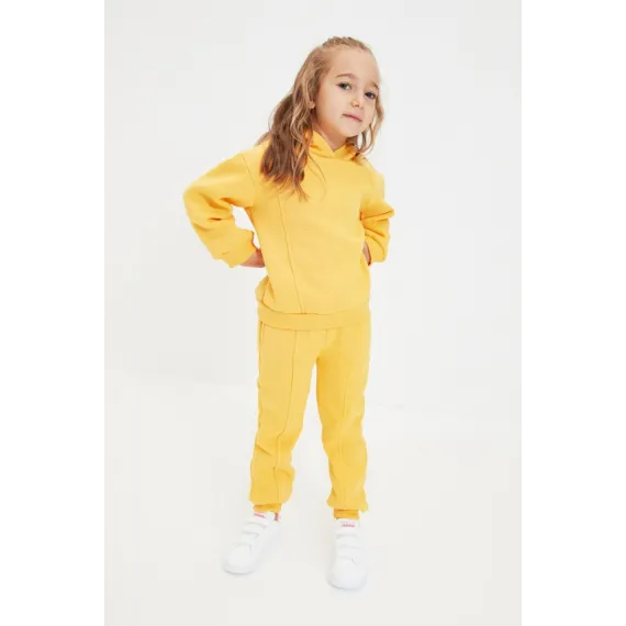 Свитшот толстый TRENDYOLKIDS, Цвет: Желтый, Размер: 4-5 лет, изображение 2
