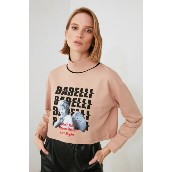 Zenan switşody TRENDYOLMILLA, Reňk: Bež, Ölçeg: XS
