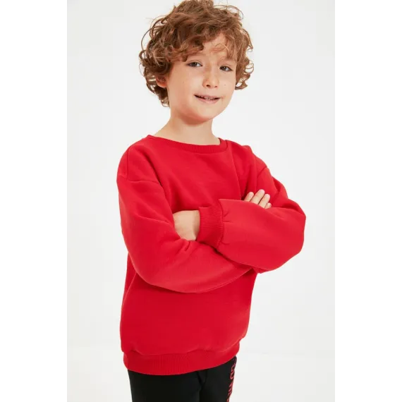 Свитшот толстый TRENDYOLKIDS, Цвет: Красный, Размер: 6-7 лет, изображение 2