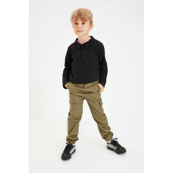 Брюки TRENDYOL KIDS TRENDYOLKIDS, Цвет: Хаки, Размер: 7-8 лет