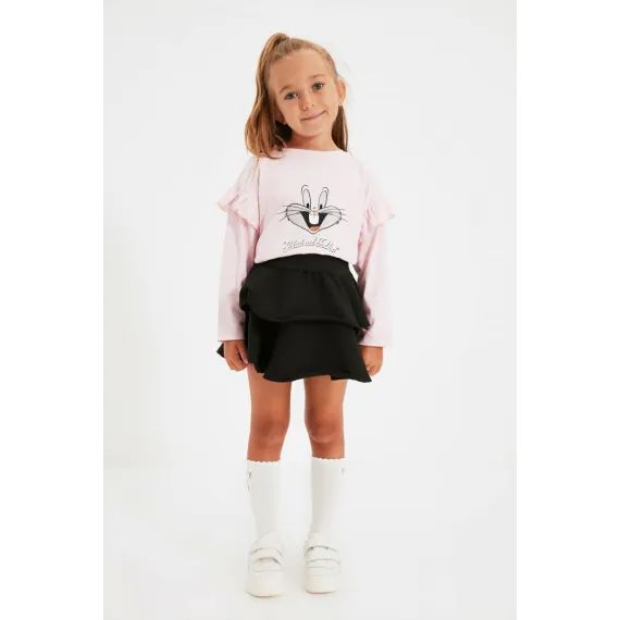Футболка TRENDYOLKIDS, Цвет: Розовый, Размер: 3-4 года, изображение 2