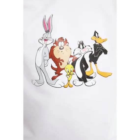 Свитшот тонкий TRENDYOLKIDS, Цвет: Белый, Размер: 4-5 лет, изображение 3