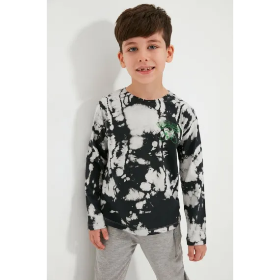 Oglan çagalar futbolkasy TRENDYOLKIDS, Reňk: Antrasit, Ölçeg: 7-8 ýaş